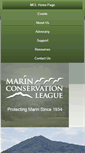 Mobile Screenshot of marinconservationleague.org
